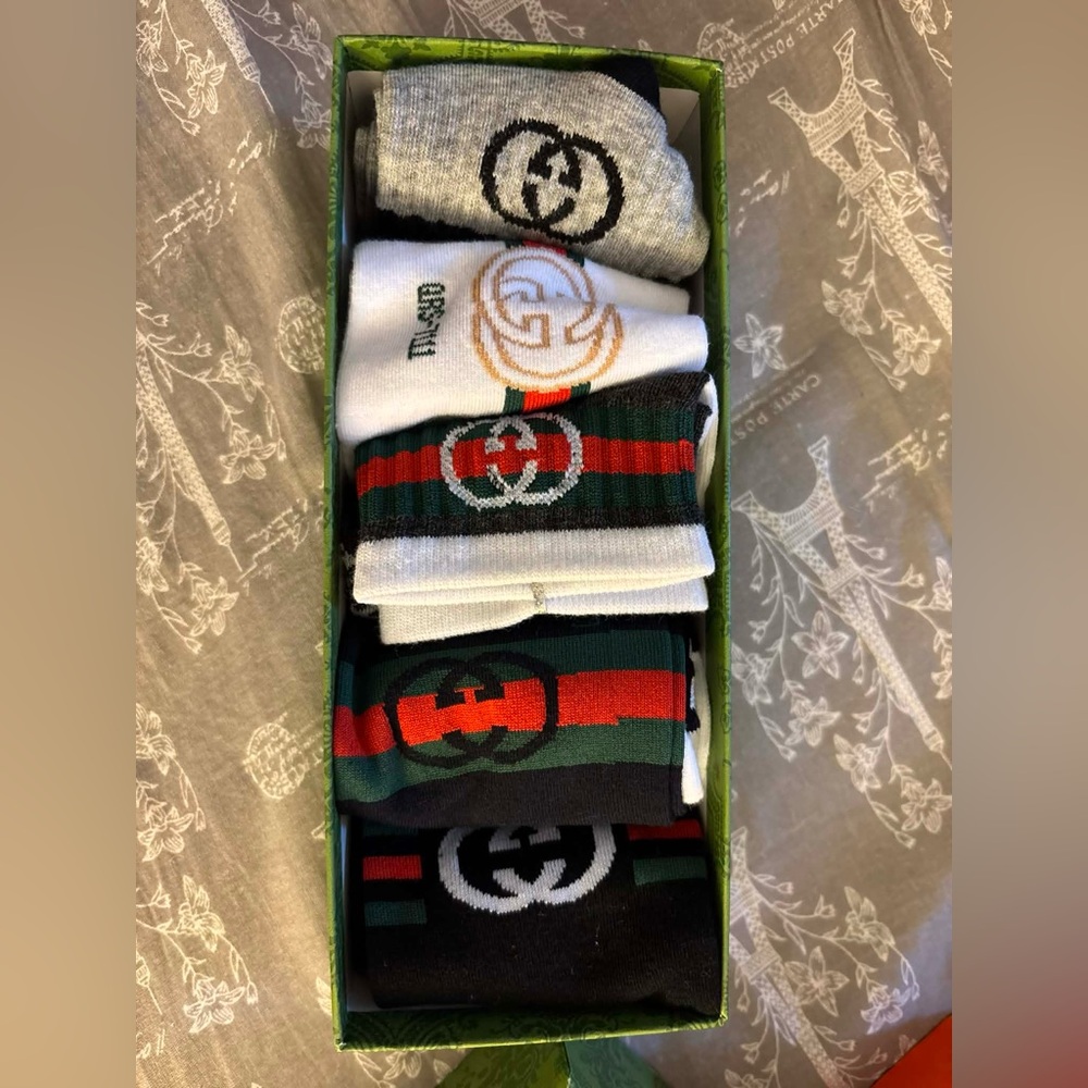 Luxury Men's Multicolor Socks Set